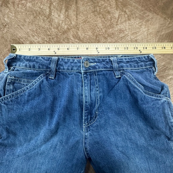 Dickies women’s Classic denim Blue Jeans carpenter pants 5/27 - Picture 6 of 12